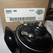 Harley Davidson Stock Universal Black Horn Kit With Mounting Hardware Part# 69060-90E