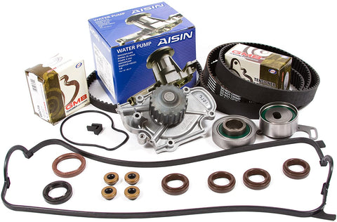 Fits 94-02 Acura Honda Isuzu 2.2 SOHC 16V F22B1 / 2.3 SOHC 16V VTEC F23A1 F23A4 F23A5 F23A7 Timing Belt Kit AISIN Water Pump Valve Cover Gasket