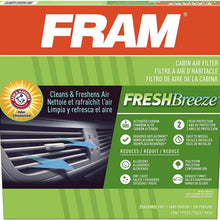 FRAM Fresh Breeze Cabin Air Filter Replacement for Car Passenger Compartment w/Arm and Hammer Baking Soda, Easy Install, CF8644A for Select Volkswagen and Audi Vehicles , white