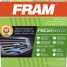 Fram Fresh Breeze Cabin Air Filter with Arm & Hammer Baking Soda, CF12157 for Select Lexus and Toyota Vehicles