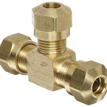 EATON Weatherhead 1464X4 Air Brake Tubing Union Tee, 1/4" Tube OD