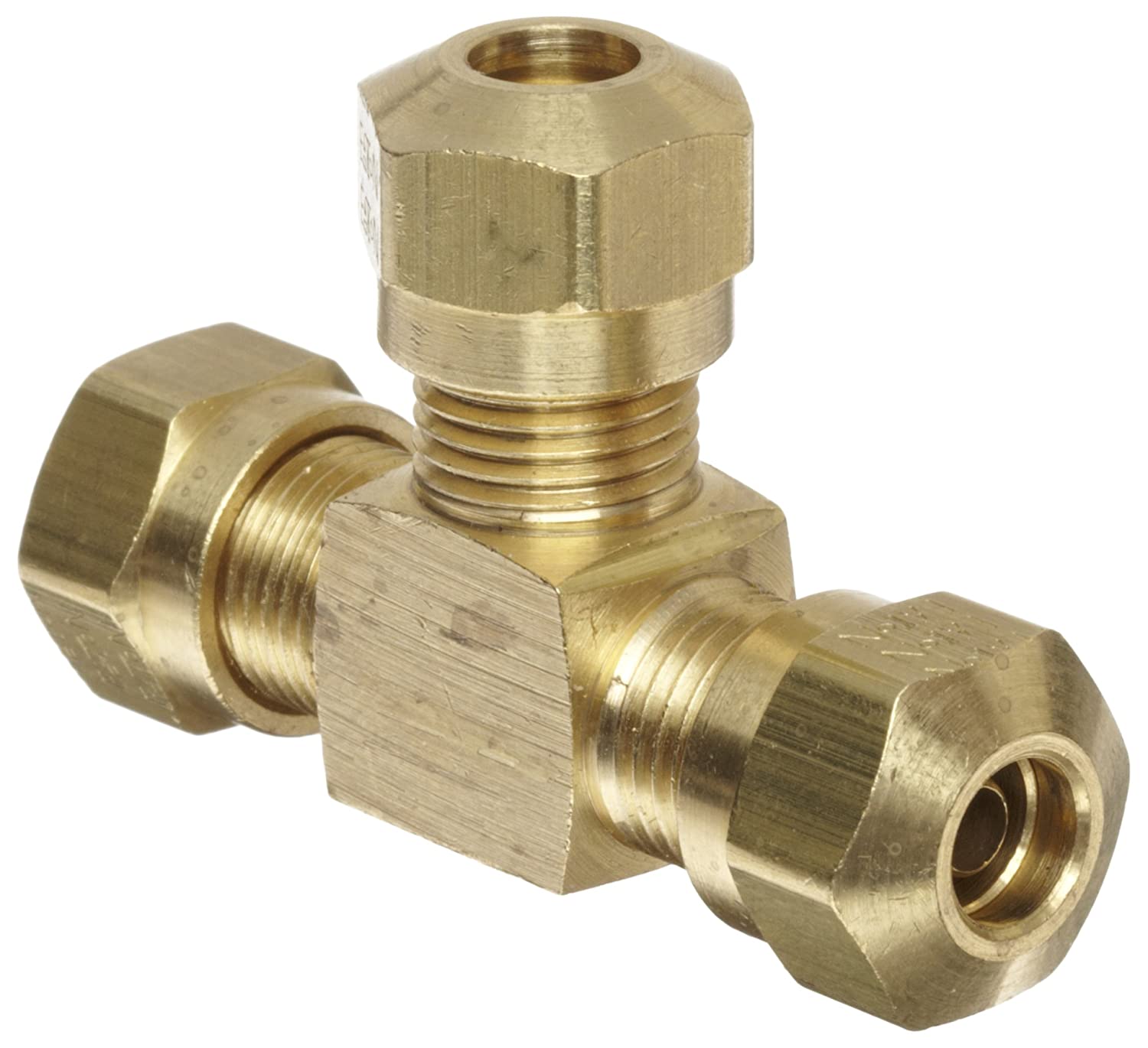 EATON Weatherhead 1464X4 Air Brake Tubing Union Tee, 1/4