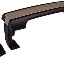 Dorman 79824 Front Driver Side Exterior Door Handle with Keyhole for Select Hyundai Models, Black Handle with Chrome Insert