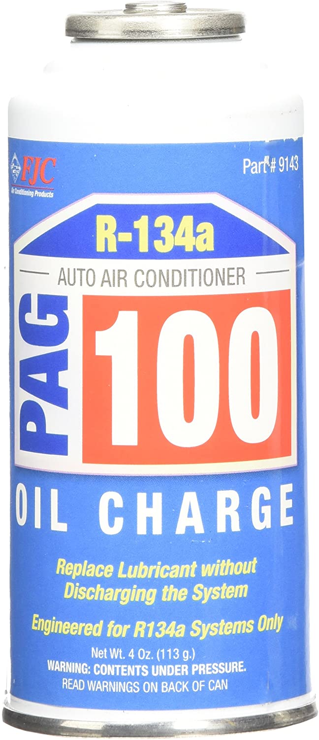 Oil Charge,Pag 100 R134a 4oz