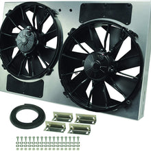 Derale Performance 16836 Gray/Black High Output Dual Radiator Fan