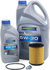 Blau J1A5063-C Motor Oil Change Kit - Compatible with 1999-02 VW Jetta IV w/ 6 Cylinder 2.8L Engine - 5w30