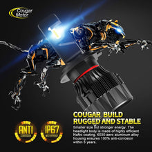 Cougar Motor X-Small H7 LED Headlight Bulb, 10000Lm 6500K All-in-One Conversion Kit - Cool White CREE