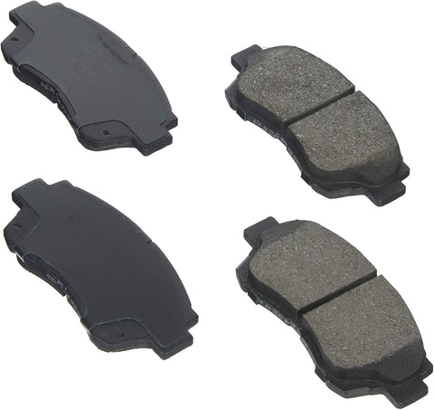 Bosch BE476H Blue Disc Brake Pad Set with Hardware for Select Lexus ES300, LS400, SC300; Toyota Avalon, Camry, Sienna - FRONT