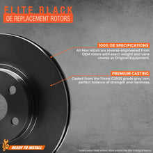 Max Brakes Front Elite Brake Kit [ E-Coated OE Rotors + Ceramic Pads ] KT039401 Fits: 2009-2012 Toyota Matrix 2.4L | 2006-2015 RAV4 | 2011-2015 Scion TC