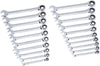 GEARWRENCH 20 Pc. Ratcheting Wrench Set, SAE/Metric - 35720