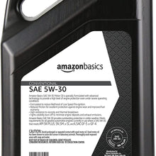 AmazonBasics Conventional Motor Oil, 5W-30, 5 Quart