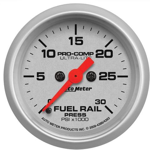 Auto Meter 4393 Ultra-Lite Fuel Rail Pressure Gauge