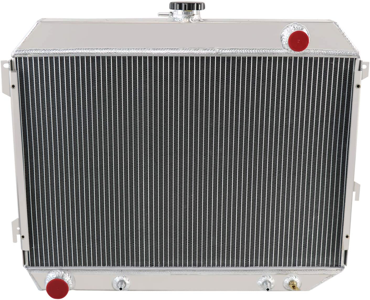 ALLOYWORKS 4 Row All Aluminum Radiator For 1968-1973 Dodge Charger/Plymouth Roadrunner 26