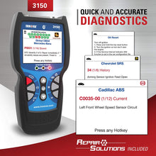 INNOVA Color Screen 3150f Code Reader/Scan Tool with ABS/SRS and Bluetooth for OBD2 Vehicles