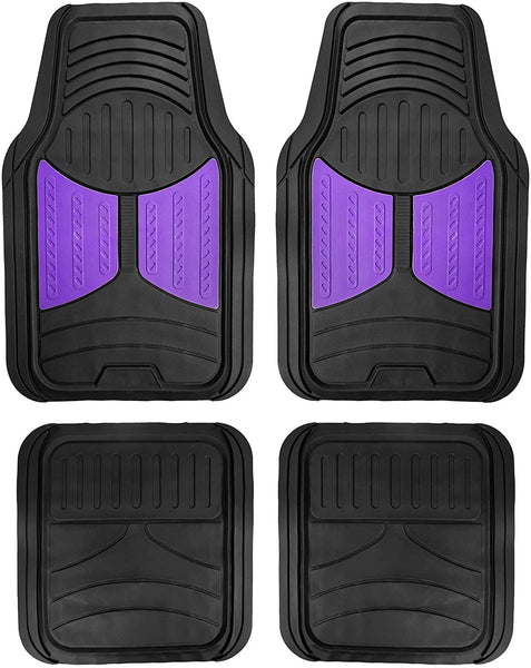 FH Group F11313GRAY Rubber Floor Mat (Gray Full Set Trim to Fit Mats)