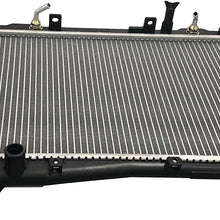 BOXI Radiator Replacement for Acura EL 2001-2005 / Honda Civic 2001-2005 L4 1.7L (Fits All 4 Speed Automatic Models & Specific for 2005 Civic with 5 Speed Manual) / 19010PLMA51 19010PMMA52