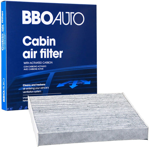 BBO AUTO BCF10134 Premium Cabin Air Filter with Active Carbon Media – Fits Honda Accord, Civic, Crosstour, CR-V, Odyssey, Pilot, Ridgeline | Acura ILX, MDX, TL, TLX, TSX (CF10134 REPLACEMENT)