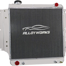ALLOYWORKS 3 Row All Aluminum Radiator For 1987-2006 Jeep Wrangler TJ YJ 2.4L 2.5L 4.0L 4.2L 2001 2002 2003 2004 2005 PRO