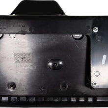 APDTY 112812 Exterior Rear Right Cargo Door Handle License Plate Bracket Holder Black Plastic Fits 1996-2015 Chevy Express or GMC Savana 1500 2500 3500 Van (Replaces 25989400, 15167638, 15269298)