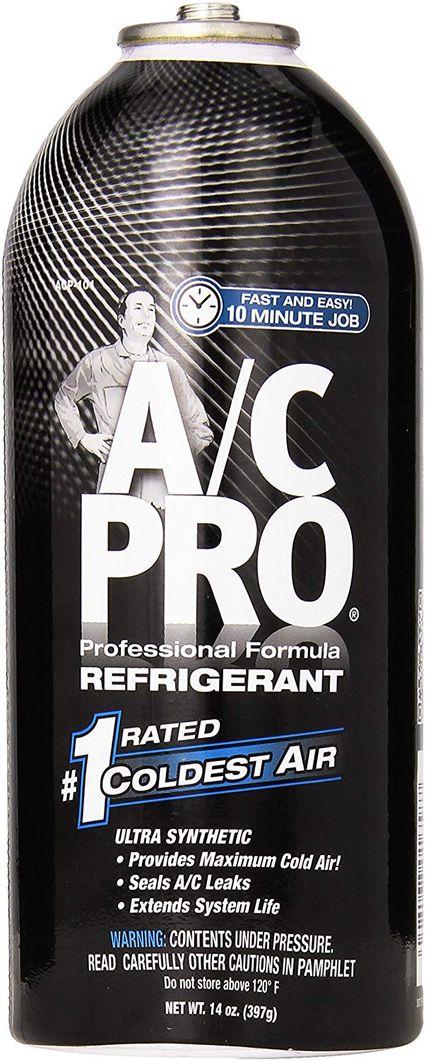 InterDynamics A/C PRO ACP-101 R-134a Ultra Synthetic A/C Refrigerant Refill (14 oz)