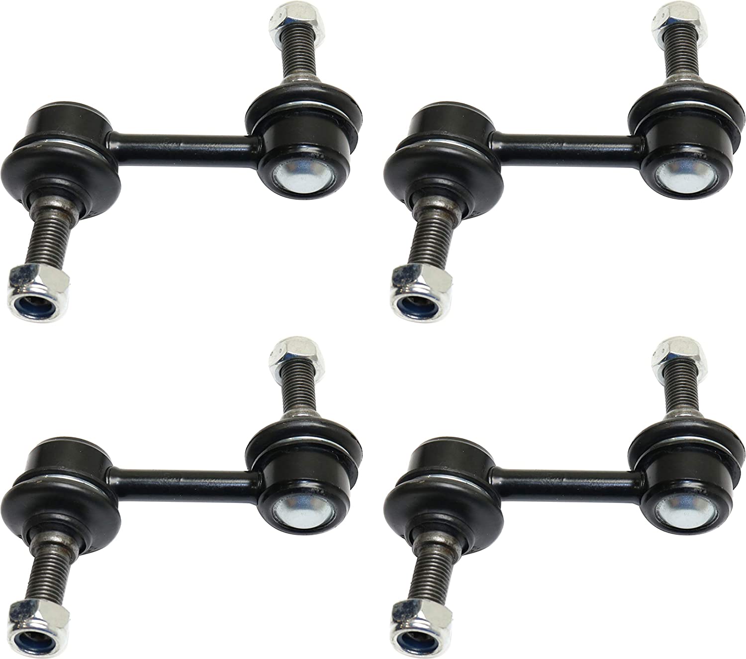 Sway Bar Link Compatible with 1997-2013 Chevrolet Corvette Set of 4 Front and Rear Passenger and Driver Side