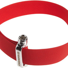 GEARWRENCH 3/8" & 1/2" Drive Heavy-Duty Oil Filter Strap Wrench, 3529D , Red