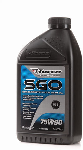 TORCO A257590C SGO 75w90 Racing Gear Oil Bottle - 1 Liter, (Case of 12)