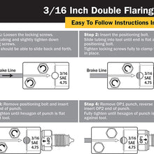 Titan 51535 3/16-Inch Double Flaring Tool