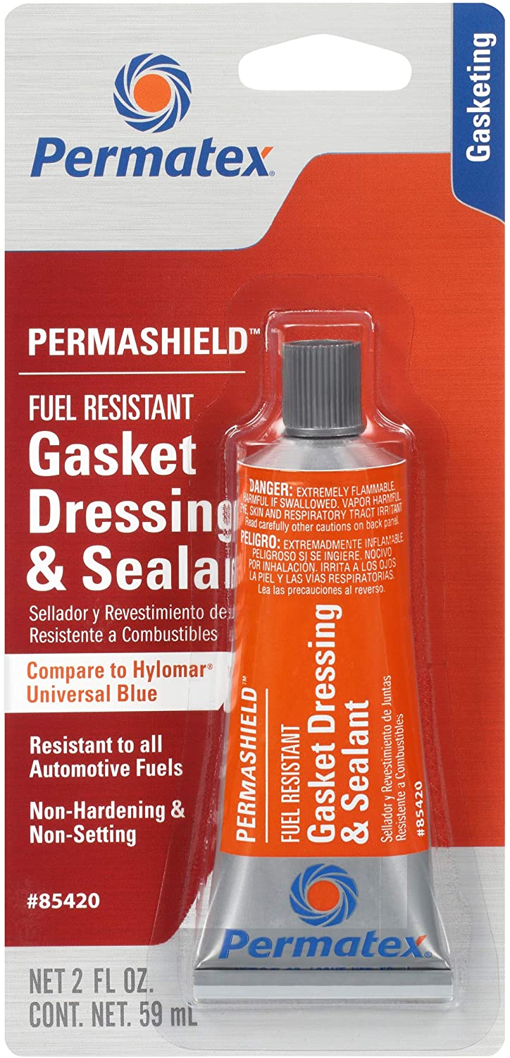 Permatex 85420 Permashield Fuel Resistant Gasket Dressing & Sealant, 2 oz Tube