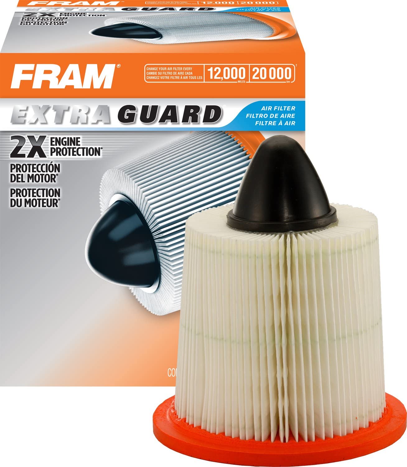 FRAM Extra Guard Air Filter, CA7774 for Select Ford and Mazda Vehicles