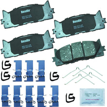 Bendix Premium Copper Free CFC1293 Ceramic Brake Pad (with Installation Hardware Front)