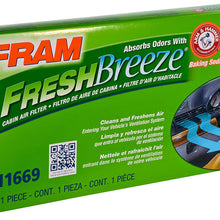Fram Fresh Breeze - Filtro de aire para cabina Arm & Hammer Baking Soda, CF10374 para vehículos Dodge/Toyota