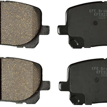 KFE KFE923-104 Ultra Quiet Advanced Premium Ceramic Brake Pad FRONT Set Compatible With: 2003-2008 Toyota Corolla, Maxtrix, Pontiac Vibe