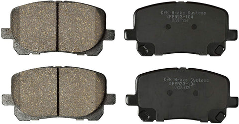 KFE Ultra Quiet Advanced KFE923-104 Premium Ceramic Front Brake Pad Set