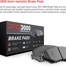 Rear Dynamic Friction Company 3000 Semi-Met Brake Pads 1311-1304-00