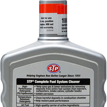 STP Fuel System Cleaner and Stabilizer, Advanced Synthetic Technology, Bottles, 12 Fl Oz, 18025B
