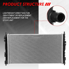 2323 Factory Style Aluminum Cooling Radiator Replacement for 01-06 Dodge Stratus/Chrysler Sebring 2.4L/2.7L/3.0L AT