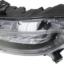 Headlight Compatible with HONDA CIVIC 2016-2018 LH Assembly LED Coupe/Hatchback/Sedan