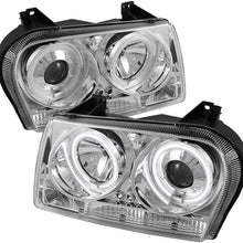 Spyder 5009173 Chrysler 300 05-08 Projector Headlights - CCFL Halo - LED (Replaceable LEDs) - Chrome - High H1 (Included) - Low 9006 (Not Included)