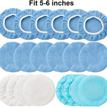 20 Pieces Car Polisher Pad Bonnet Microfiber Max Baxer Bonnet Polishing Bonnet Buffing Pad Cover (5-6 Inches)