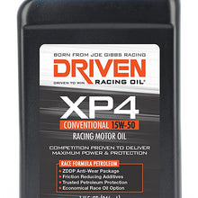 Driven Racing Oil 00506 XP4 15W-50 Conventional Racing Motor Oil - 1 Quart