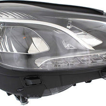 Headlight Compatible with MERCEDES BENZ E-CLASS 2014-2016 RH Assembly Halogen Sedan/Wagon