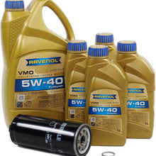 Blau J1A5074-B Motor Oil Change Kit - Compatible with 2002-03 Audi S6 w/ 8 Cylinder 4.2L Engine - 5w40