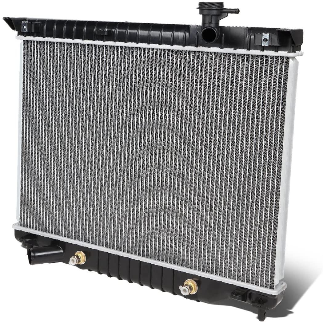 Replacement for Chevy Trailblazer/GMC Envoy Black 1-5/16 inches Inlet OE Style Aluminum Replacement Racing Radiator