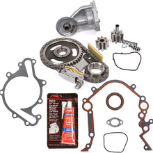 Evergreen TKTCS20500OP Fits 90-07 Ford Lincoln Mercury 3.8 3.9 4.2 OHV 12 Valves Timing Chain Kit Oil Pump Timing Cover Gasket
