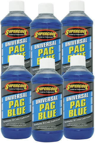 TSI Supercool PB8-6CP PAG Blue Oil, 8 oz, 6 Pack