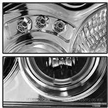 Spyder Auto 5011107 LED Halo Projector Headlights Chrome/Clear