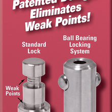 Reese Towpower 7030600 Professional 5/8" Chrome Receiver Lock and Coupler Lock