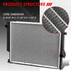 1841 Factory Style Aluminum Radiator Replacement for 92-00 BMW E36/M3/Z3 AT/MT