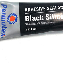 Permatex 81158 Black RTV Silicone Sealant. 3 oz.